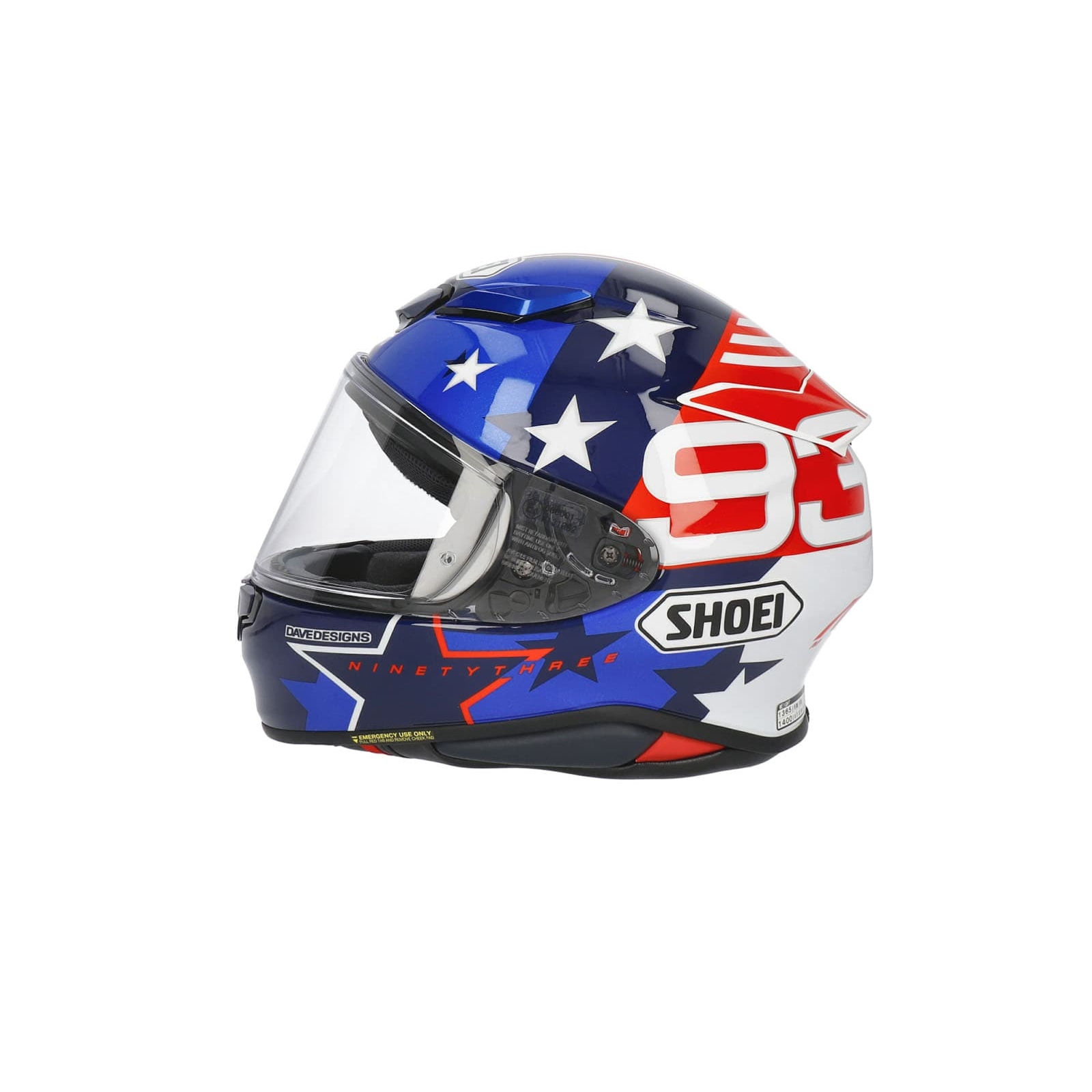 Casc Moto Integral Shoei Nxr Marquez American Spirit Tc